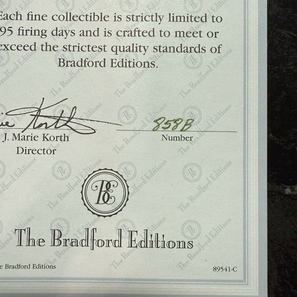 THE BRADFORD EDITIONS “Sweetness and Grace” and “Goodness and Hope” Ornaments - Picture 8 of 11